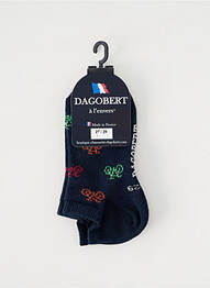 Chaussettes imprimé fantaisie bleu DAGOBERT A L'ENVERS enfant