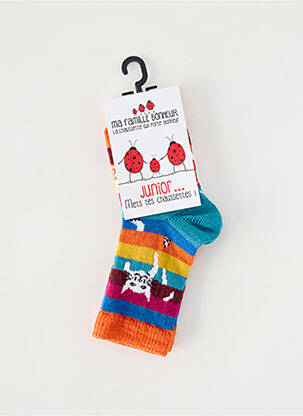 Chaussettes imprimé animal orange COCCINELLE fille
