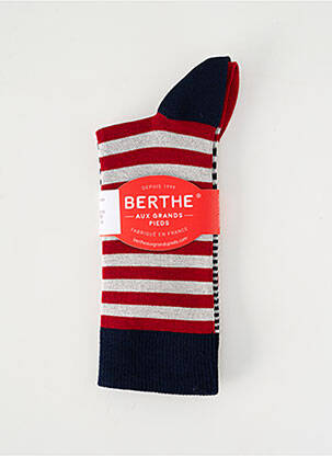 Chaussettes stretch bleu BERTHE AUX GRANDS PIEDS homme
