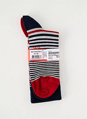 Chaussettes stretch bleu BERTHE AUX GRANDS PIEDS homme