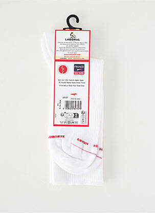 Chaussettes stretch blanc LABONAL femme