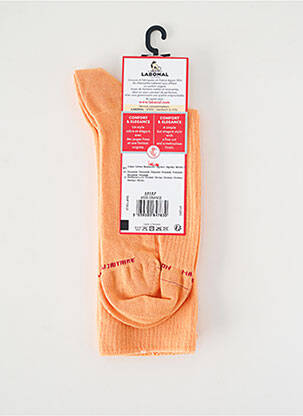 Chaussettes stretch orange LABONAL femme