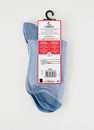 Chaussettes stretch bleu LABONAL femme