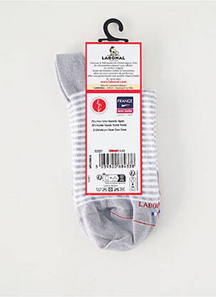 Chaussettes maille fine gris LABONAL femme