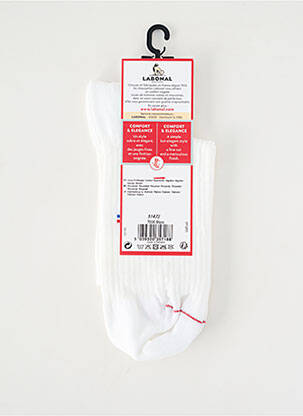 Chaussettes stretch blanc LABONAL femme
