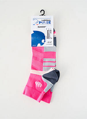 Chaussettes imprimé fantaisie rose LABONAL homme