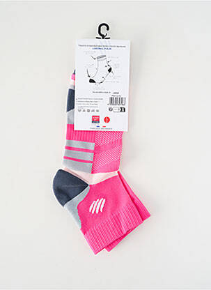 Chaussettes imprimé fantaisie rose LABONAL homme
