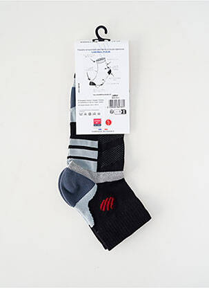 Chaussettes imprimé fantaisie noir LABONAL homme