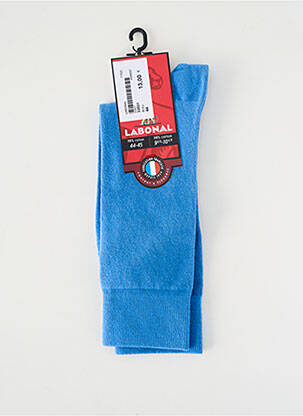 Chaussettes stretch bleu LABONAL homme