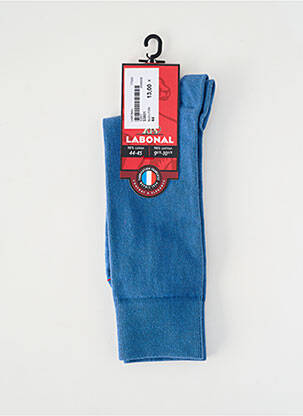 Chaussettes stretch bleu LABONAL homme