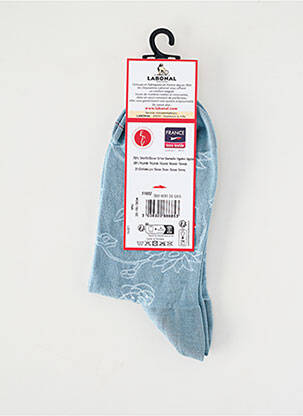 Chaussettes stretch bleu LABONAL femme