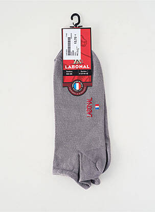 Chaussettes stretch gris LABONAL homme