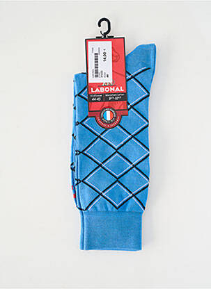 Chaussettes stretch bleu LABONAL homme