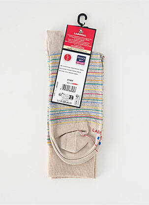Chaussettes stretch beige LABONAL homme