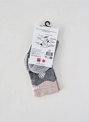 Chaussettes tissage chiné gris LABONAL homme