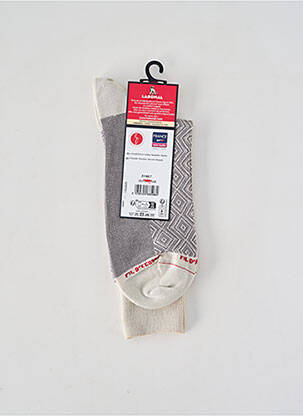 Chaussettes stretch gris LABONAL homme