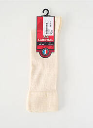 Chaussettes stretch beige LABONAL femme