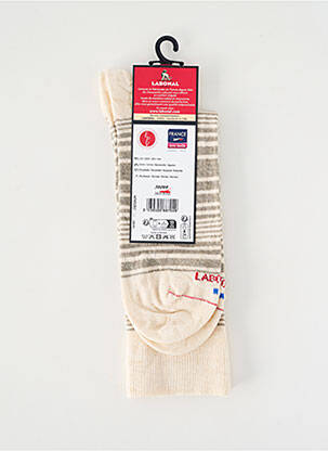 Chaussettes stretch beige LABONAL femme