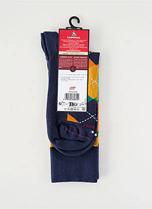 Chaussettes stretch bleu LABONAL homme