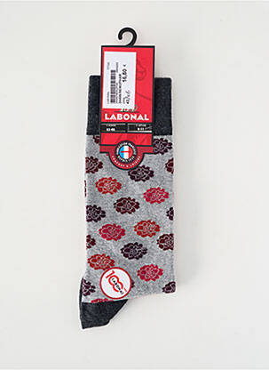 Chaussettes stretch gris LABONAL femme