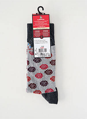 Chaussettes maille fine gris LABONAL femme