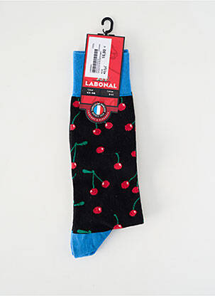 Chaussettes maille fine noir LABONAL femme
