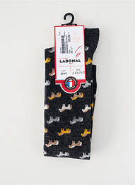 Chaussettes stretch gris LABONAL femme