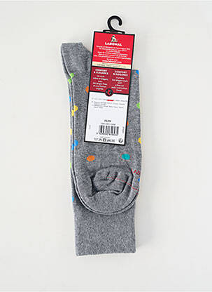 Chaussettes maille fine gris LABONAL femme