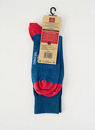 Chaussettes tissage chiné bleu LABONAL homme