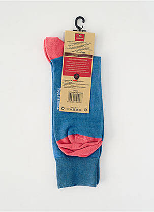 Chaussettes stretch bleu LABONAL homme