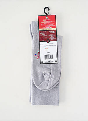 Chaussettes maille fine gris LABONAL femme