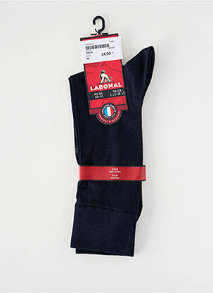 Chaussettes stretch bleu LABONAL homme
