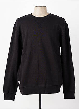Sweat-shirt manches longues manches longues noir DAYTONA homme