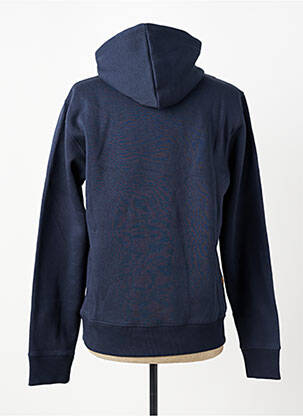 Sweat-shirt à capuche manches longues manches longues bleu DAYTONA homme