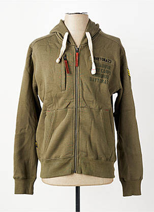Veste casual coupe droite vert DAYTONA homme