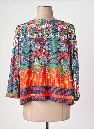 Top tissage jersey manches longues orange MARIE ANTOILETTE femme