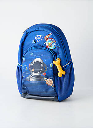 Cartable imprimé fantaisie bleu STONES AND BONES garçon