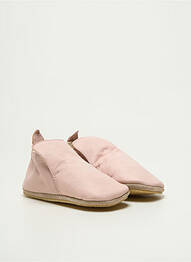 Chaussons/pantoufles bout rond bout rond rose NATURINO fille