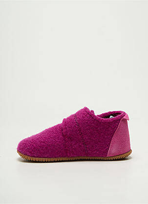 Chaussons/pantoufles fermeture scratch bout rond violet GIESSWEIN fille