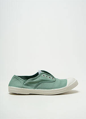 Baskets bout rond bout rond vert BENSIMON fille