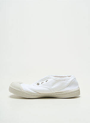 Baskets bout rond bout rond blanc BENSIMON fille