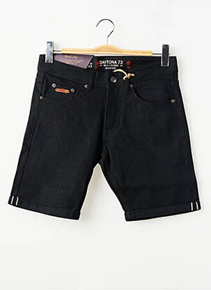 Bermuda tissage denim taille normale noir DAYTONA homme