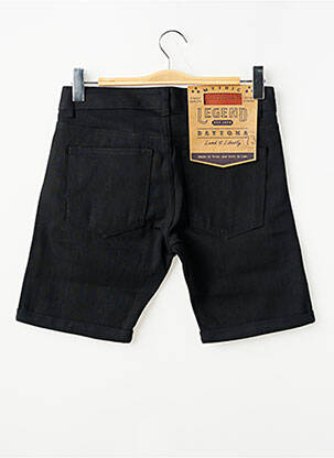 Bermuda tissage denim taille normale noir DAYTONA homme