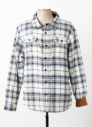 Veste casual poignets pressionnés bleu RITCHIE homme