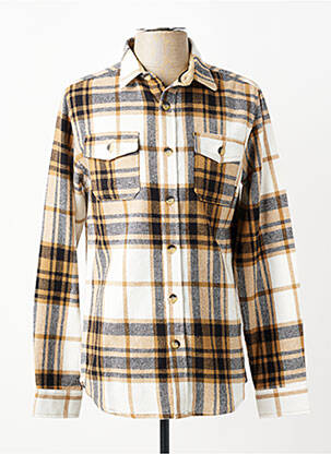 Chemise manches longues poches beige RITCHIE homme