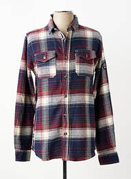 Chemise manches longues poches rouge RITCHIE homme