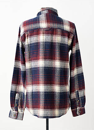 Chemise manches longues poches rouge RITCHIE homme