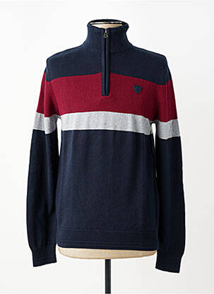 Pull stretch manches longues bleu RITCHIE homme