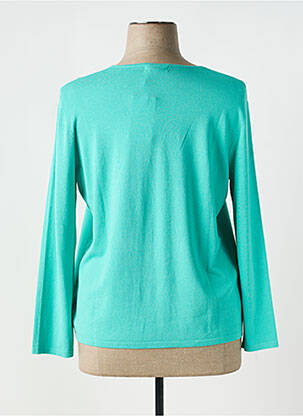 Gilet manches longues stretch vert TRIPODE femme
