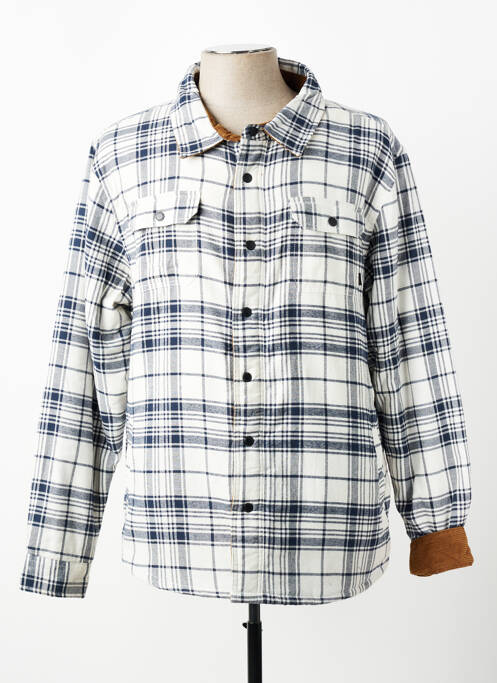 Veste casual poignets pressionnés bleu RITCHIE homme